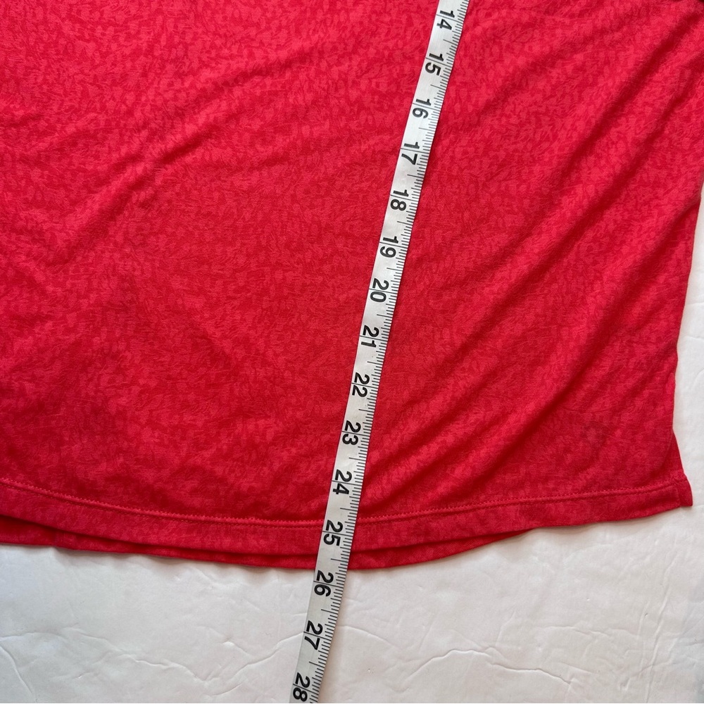 Zella Pursuit Cap-sleeve Top Women’s. Stretch Athletic T-Shirt orange Size L - Picture 12 of 13